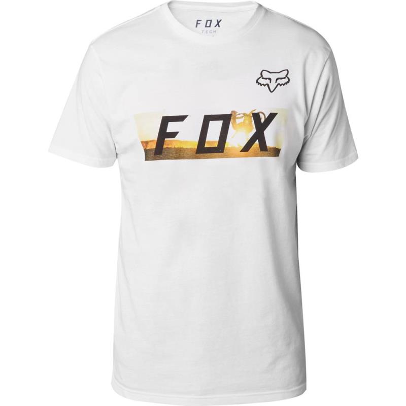 Fox - Ghostburn SS Tech Tee Optic White футболка, белая