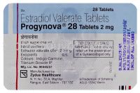 Прогинова Зидус Кадила (Эстрадиол 2мг) для заместительной гормонотерапии | Zydus-Cadila Progynova (Estradiol 2 mg) Tablets