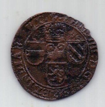 1 лиард 1643 года Брабант Испанские Нидерланды