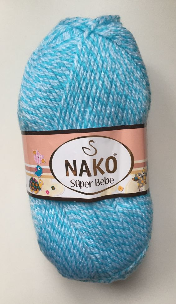 Super bebe (NAKO) 21292-голубой твид
