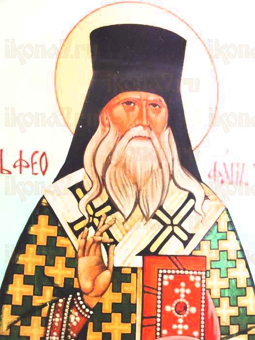Феофан Затворник (рукописная икона)