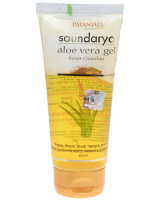 Алое вера гель с сандалом и шафраном Патанджали Аюрведа | Divya Patanjali Saundarya Aloe Vera Kesar Chandan Gel