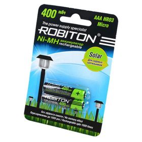 Аккумулятор AAA "Robiton" 400 mAh 1.2v