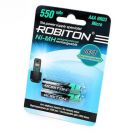 Аккумулятор AAA "Robiton" 550 mAh 1.2v