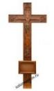 Крест на могилу деревянный эксклюзивный из сосны "Резной №2"  200см без крышки