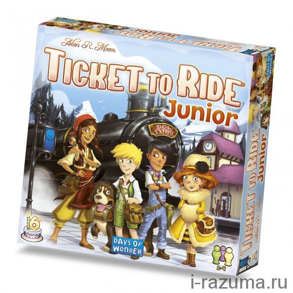 Билет на поезд по Европе для детей (Ticket to Ride Junior Europe)