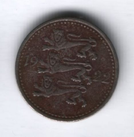 3 марки 1922 г. Эстония VF