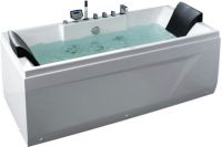 Акриловая ванна Gemy G9065 K R 175x85 правая схема 1