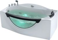 Стеклянная ванна Gemy G9072 B L 171x92 схема 1