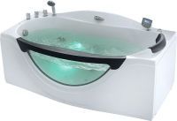 Стеклянная ванна Gemy G9072 K L 171x92 схема 1