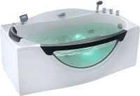 Стеклянная ванна Gemy G9072 K R 171x92 схема 1