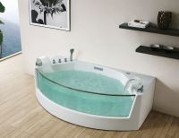 Стеклянная ванна Gemy G9079 200x105 схема 2