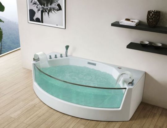 Стеклянная ванна Gemy G9079 200x105 ФОТО