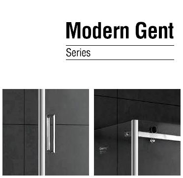 Душевая дверь Gemy Modern Gent S25191A 140 см ФОТО