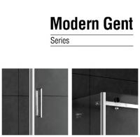 Душевая дверь Gemy Modern Gent S25191B 150 см схема 2
