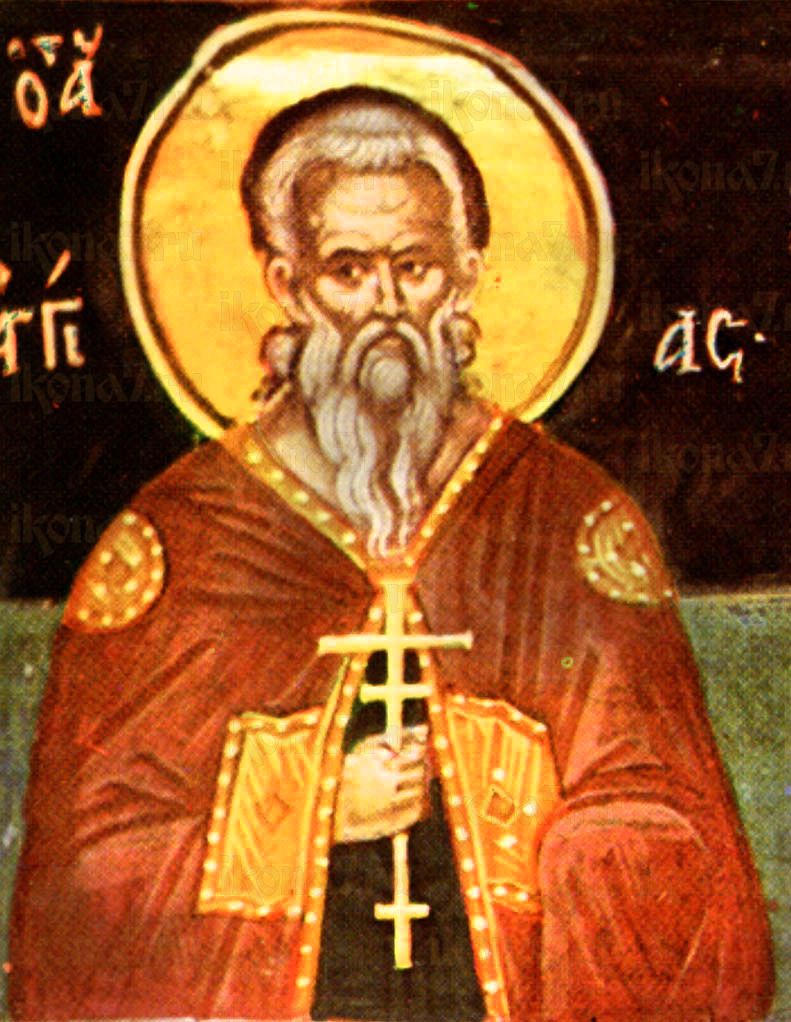 Ангий Севастийский  (рукописная икона)