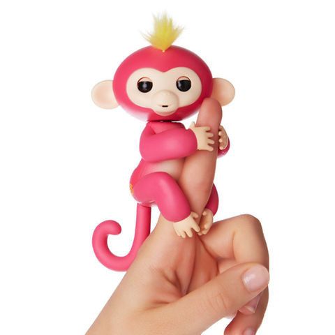 Интерактивная Обезьянка Baby Monkey, Цвет Розовый