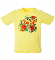 футболка желтая для девочек от 9 лет