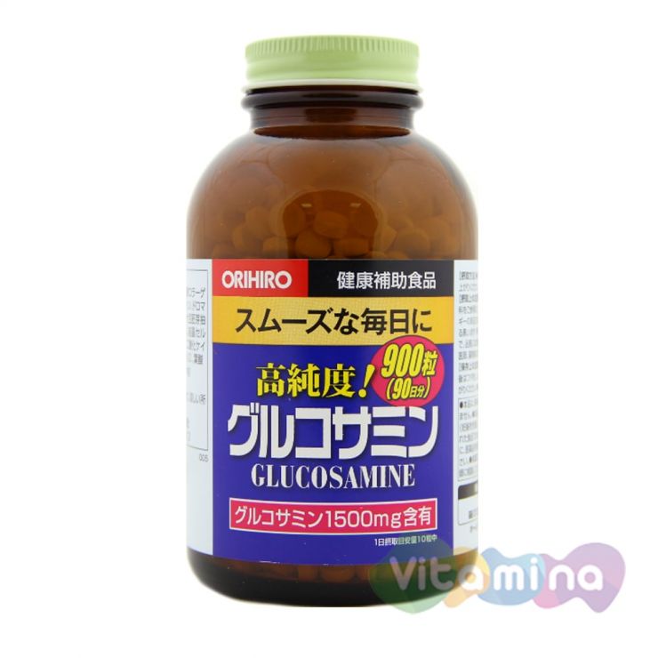 Orihiro Глюкозамин с Хондроитином, 900 табл.