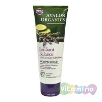 Avalon Organics Энзимный скраб для кожи лица с лавандой, 113 гр