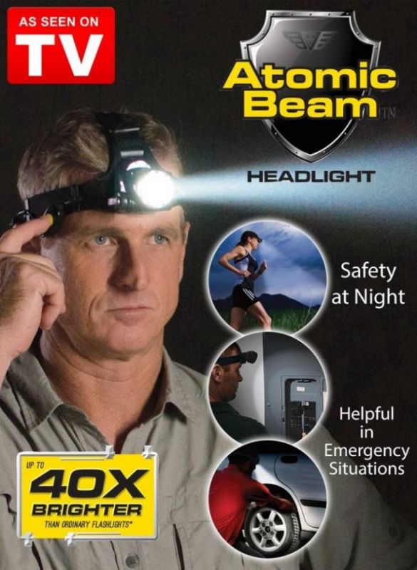 Налобный Тактический Фонарь Atomic Beam Headlight