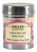 Скраб для лица и тела с Грецким орехом Свати Аюрведа | Swati Ayurveda Walnut Face&Body Scrub