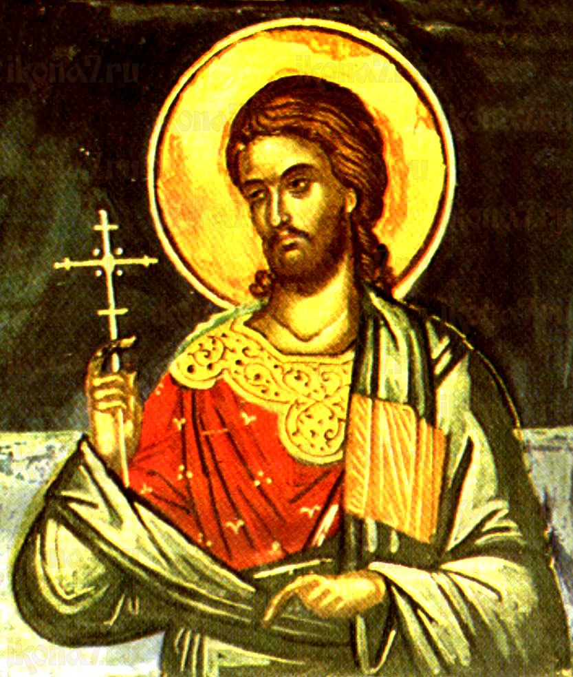 Кандид Севастийский (рукописная икона)