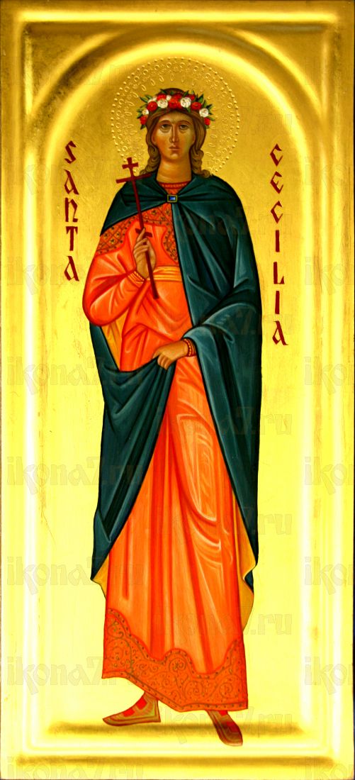 Кикилия  Римская (рукописная икона)