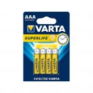 Солевая батарейка ААА/R03 "Varta" 1.5v 4 шт