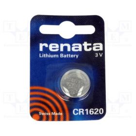 Литиевая батарейка CR1620 "Renata" 3v