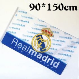 Флаг большой Реал Мадрид 90х150 см