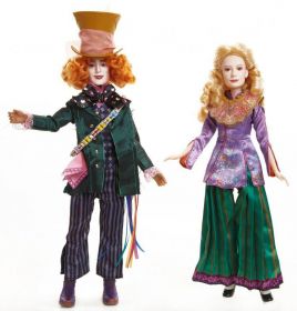 Набор кукол Алиса и Безумный Шляпник, серия  Алиса в Зазеркалье, DISNEY