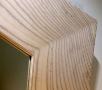 Зеркало в ванную Aqwella Папирус вуд 100х100 схема 3