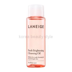 LANEIGE  Fresh Brightening Cleansing Oil  (25 ml) - гидрофильное масло для качественного  очищения,  придающее  Вашей коже свежий, сияющий вид от бренда LANEIGE ( мини-версия 25 мл).