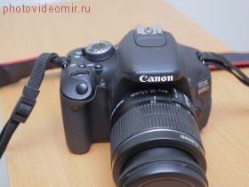 Фотоаппарат Canon 600D + объектив Canon EFS 18-55 F 3.5-5.6 Kit + фотосумка DigiPRO