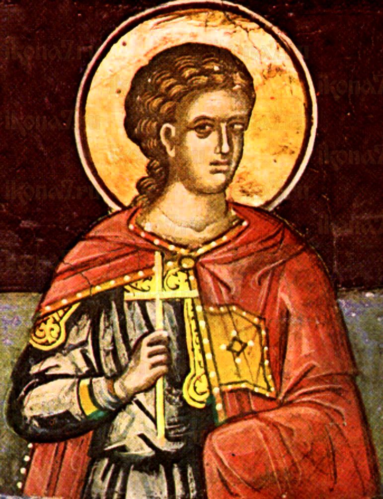 Мелитон Севастийский (рукописная икона)