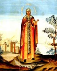Икона Евдокия Илиопольская (копия старинной)