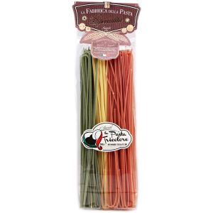 Спагетти трехцветные La Fabbrica Della Pasta Spaghetti Tricolore - 500 г (Италия)