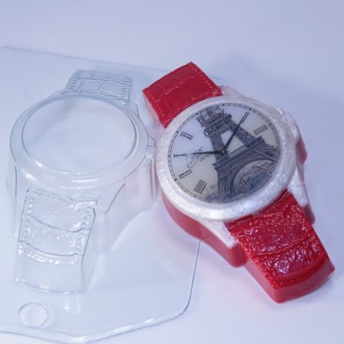 Форма для мыла Часы наручные/Кожаный браслет