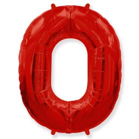 Фигура "0"  (40"/102 см) красный