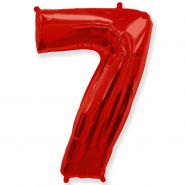 Фигура "7"  (40"/102 см) красный
