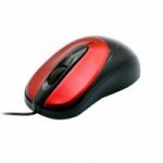 Мышь проводная OXION OMS002RD красная