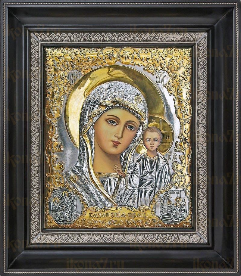 Казанская икона БМ (26х31), серебро