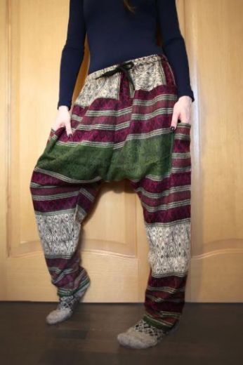 Утепленные штаны алладины Зуавы, купить в Москве. Интернет-магазин, шоурум Инд-Базар