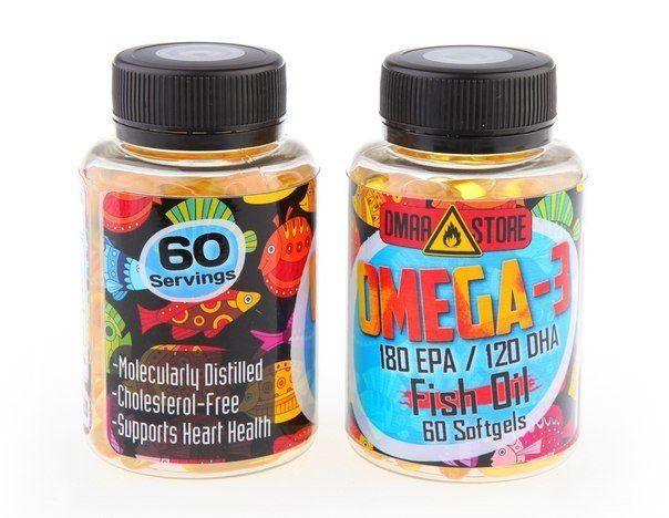 Omega-3 Рыбий жир 60кап. (DMAA Store)