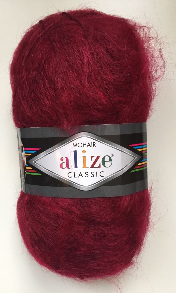 Mohair classik (Alize) 57-бордо