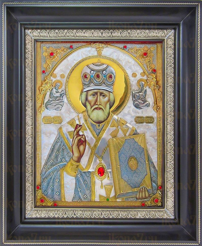 Николай Чудотворец (34х42), серебро