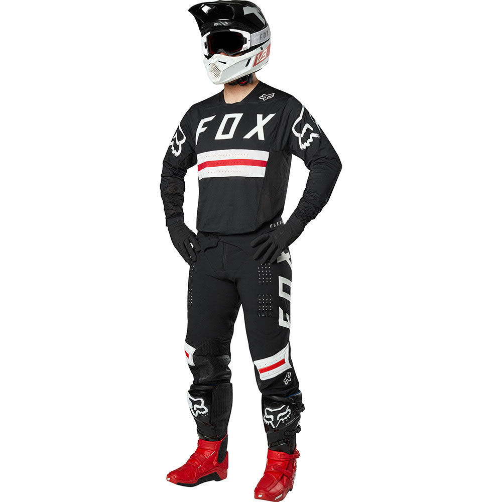 Fox - 2018 Flexair Preest A1 Limited Edition комплект штаны и джерси, чёрно-красные