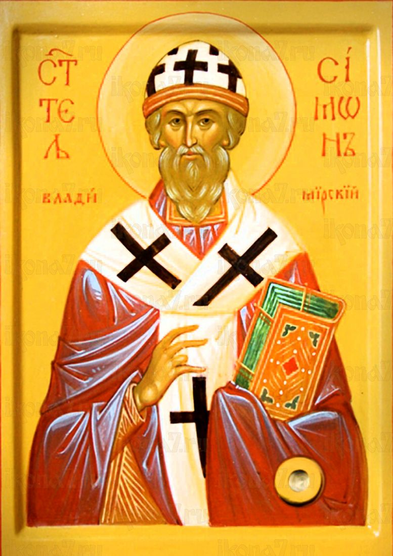 Симон Суздальский (Печерский) (рукописная икона)
