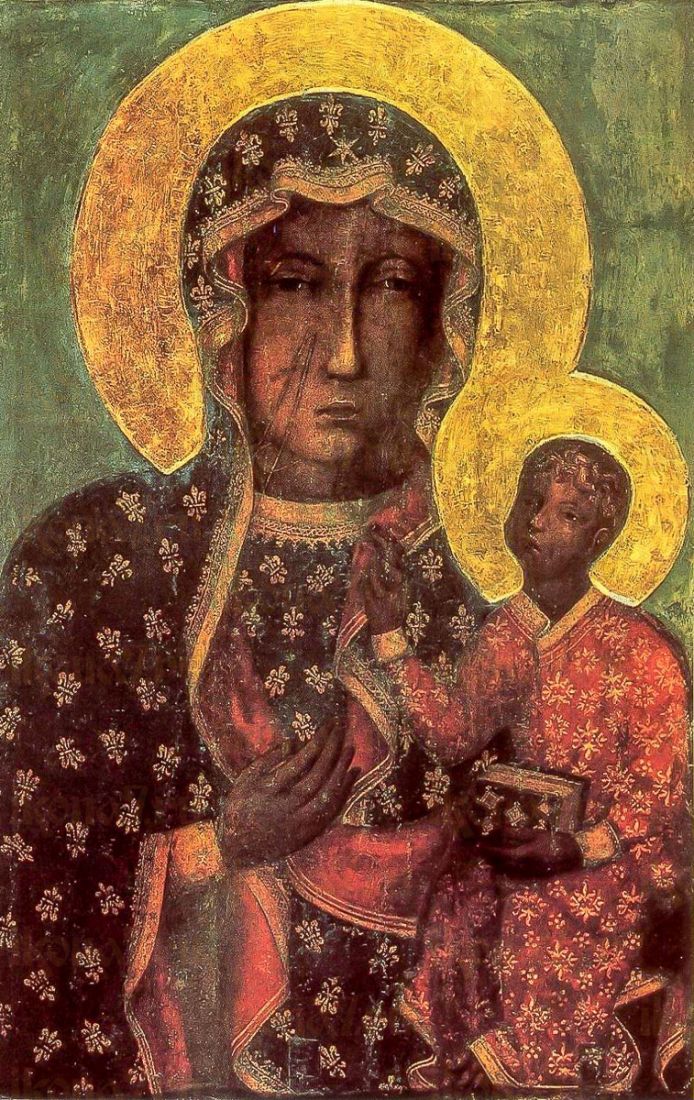 Ченстоховская икона Божией Матери (копия старинной)